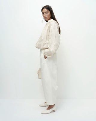 Mijeong Park Shirred Anorak - Cream