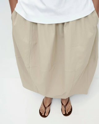 Mijeong Park Balloon Midi Skirt - Beige
