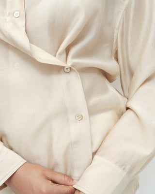 Mijeong Park Semi Sheer Shirt - Beige
