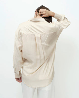 Mijeong Park Semi Sheer Shirt - Beige