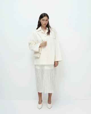 Mijeong Park Linen Work Jacket - Cream