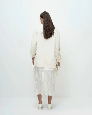 Mijeong Park Linen Work Jacket - Cream