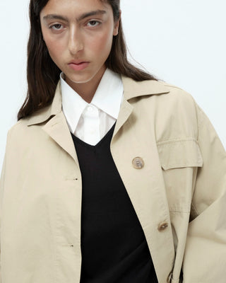 Mijeong Park Linen Work Jacket - Beige
