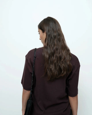 Mijeong Park Oversized T-Shirt - Dark Brown