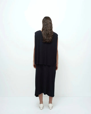 Mijeong Park Wrap Knit Skirt - Navy