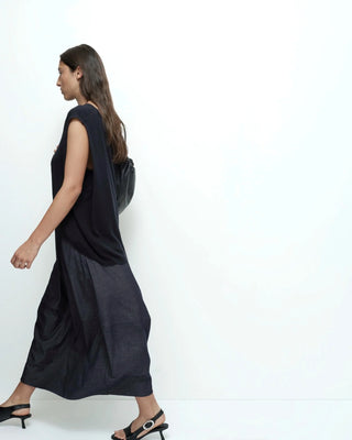 Mijeong Park Balloon Midi Skirt - Denim