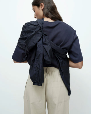 Mijeong Park Cotton Barrel-Leg Pants - Beige