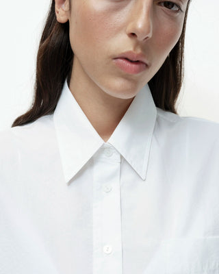 Mijeong Park Short Sleeve Cotton Shirt - White