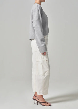 Citizens of Humanity Marcelle Low Slung Cargo in Sateen