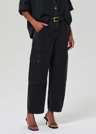 Citizens of Humanity Marcelle Low Slung Cargo in Sateen