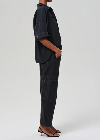Citizens of Humanity Marcelle Low Slung Cargo in Sateen