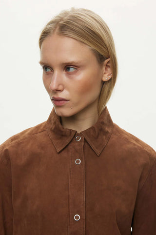 Oval Square Future Suede Shirt