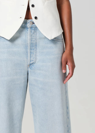 Citizens Of Humanity Ayla Raw Hem Crop - Sailor