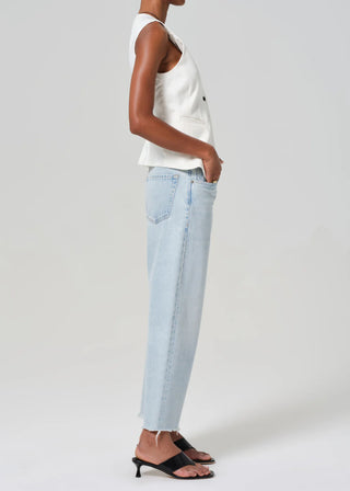 Citizens Of Humanity Ayla Raw Hem Crop - Sailor