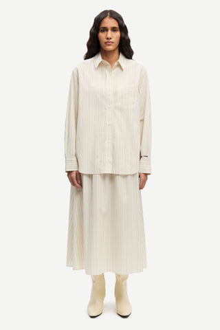 Samsoe Salova Pocket Shirt - Bone St