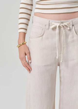 Citizens Of Humanity Brynn Linen Trouser - Pale Stone