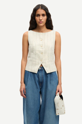 Samsoe Saloves Vest - Bone St
