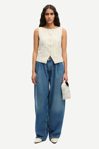 Samsoe Saloves Vest - Bone St