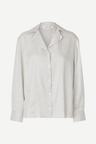 Samsoe Saiben Shirt - Light Grey Mel