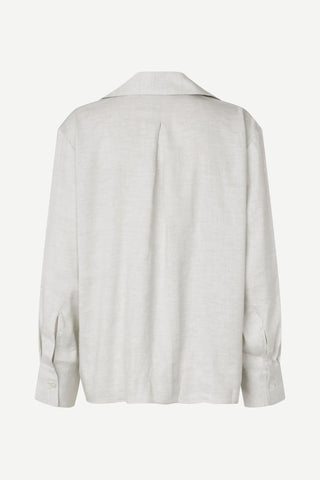 Samsoe Saiben Shirt - Light Grey Mel