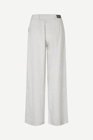 Samsoe Saiben Trousers - Light Grey Mel
