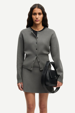 Samsoe Saanne Cardigan - Gunmetal