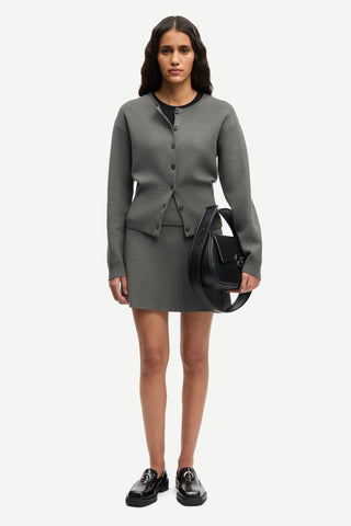 Samsoe Saanne Cardigan - Gunmetal