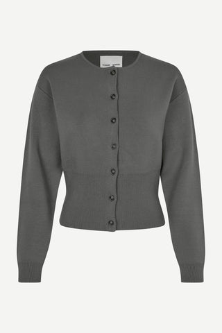 Samsoe Saanne Cardigan - Gunmetal