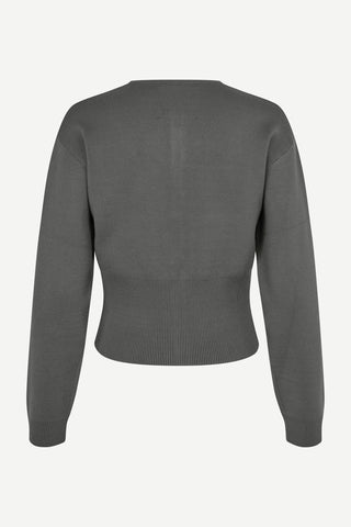 Samsoe Saanne Cardigan - Gunmetal