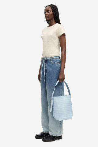 Samsoe Sanell T-Shirt - Egret Melange