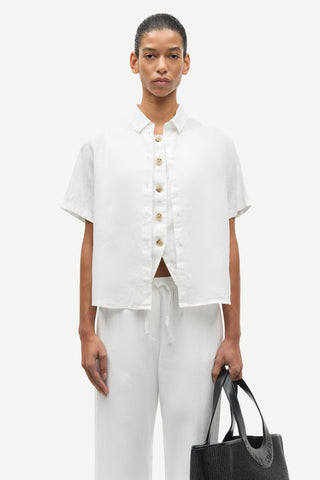 Samsoe Samina Ss Shirt - White