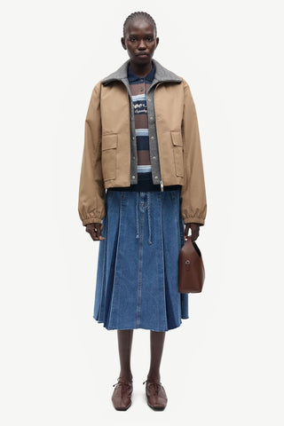 Samsoe Sabianco Jacket in Lead Gray