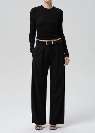 Citizens Of Humanity Ines Trouser in Black Wool