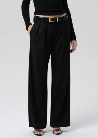 Citizens Of Humanity Ines Trouser in Black Wool