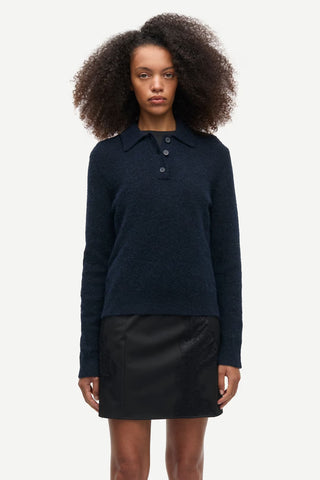 Samsoe Sanoura LS Polo in Salute