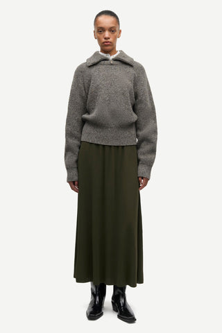 Samsoe Saamandy Turtleneck - Lead Gray
