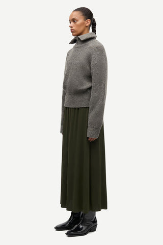 Samsoe Saamandy Turtleneck - Lead Gray