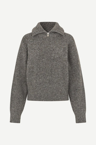 Samsoe Saamandy Turtleneck - Lead Gray