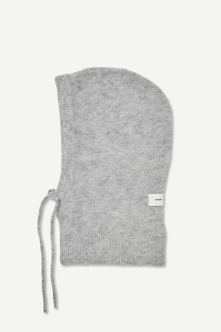 Samsoe Sarue Balaclava in Grey Mel