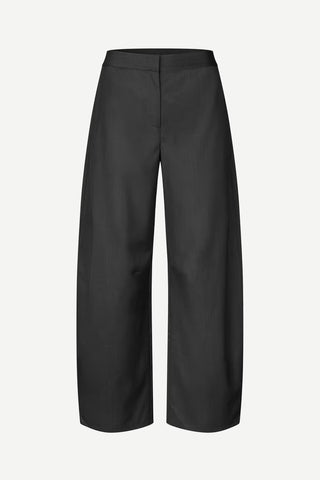 Samsoe Saroko Trousers in Black Mel
