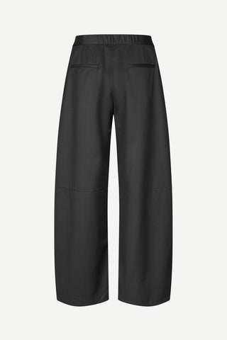 Samsoe Saroko Trousers in Black Mel