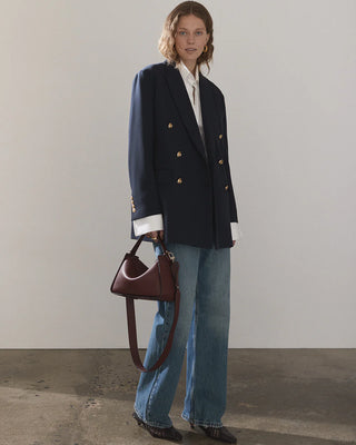 The Horse Clementine Bag in Burgundy