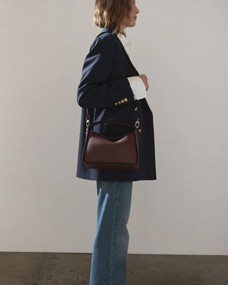 The Horse Clementine Bag in Burgundy