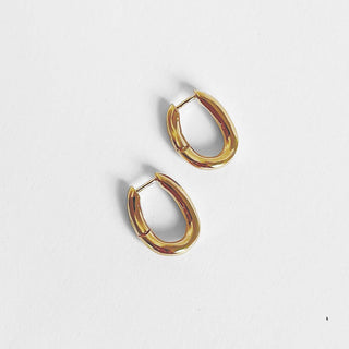 Kara Yoo Ruth Hoops - Gold Plated Brass