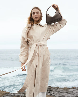 The Horse Clementine Bag in Mushroom & Gold