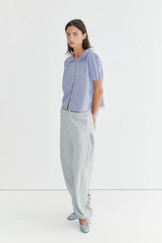 Deiji Studios Round Collar Top - Thistle