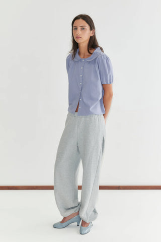 Deiji Studios Round Collar Top - Thistle