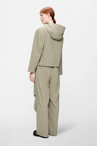 Rains Suva Hardshell Short String Jacket - Beige