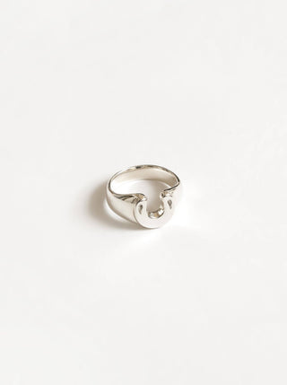 Wolf Circus Horseshoe Ring in Sterling Silver: 7