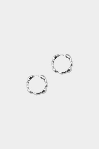 Kara Yoo Medium Lara Hoops Sterling Silver